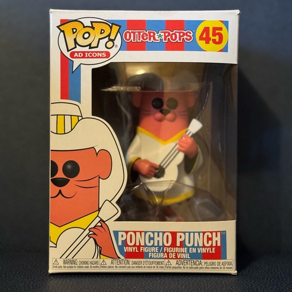 Funko POP! Ad Icon Branded Items: Collectable Otter Pops Poncho Punch - #45 - Picture 1 of 5